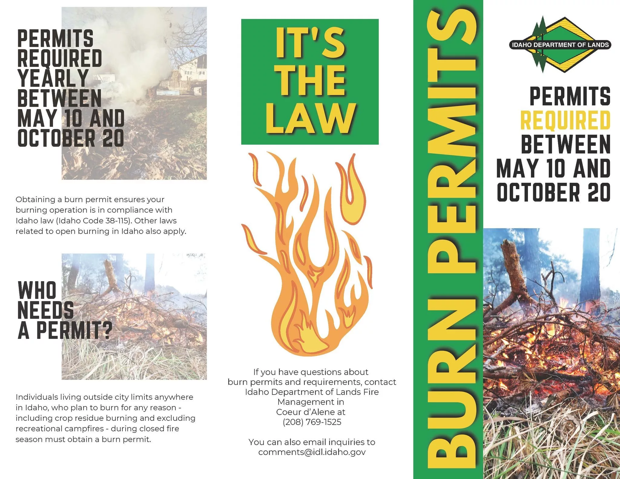 IDL Burn Permit