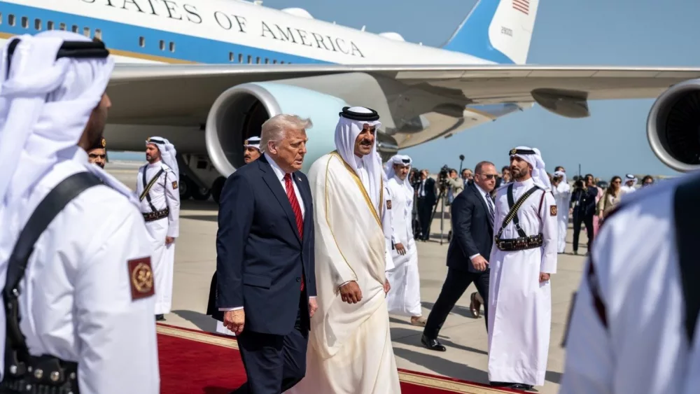 Trump in Qatar