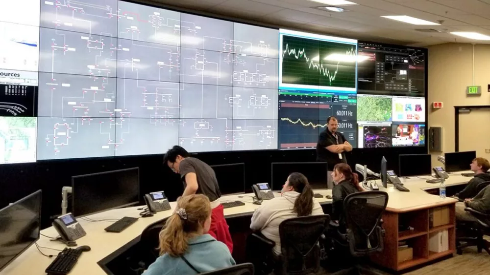 The 2024 CySER Summer Workshop included a visit to the PNNL Energy Infrastructure Operations Center.