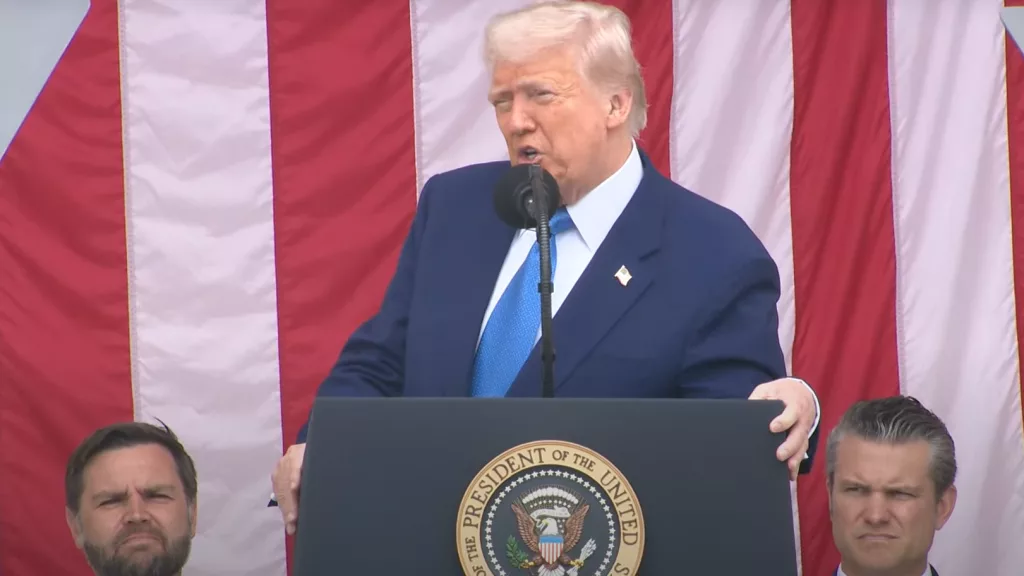 President Trump Participates in a Memorial Day Tribute at Arlington National Cemetery