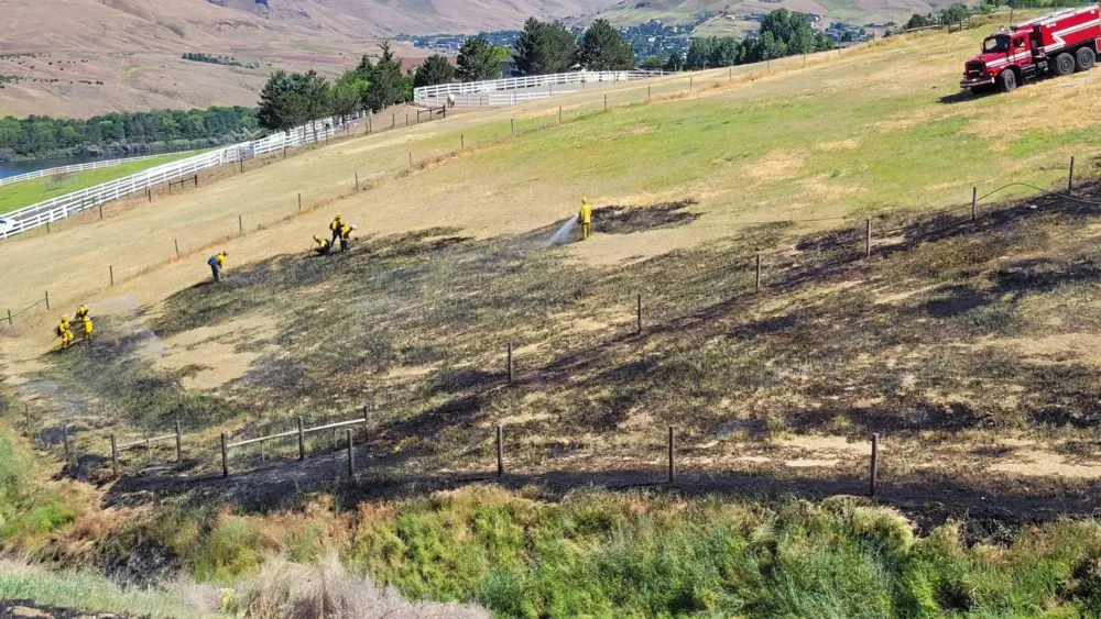 Clarkston Heights wildland fire - 5-28-25