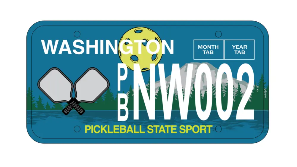 Washington Pickleball Plate