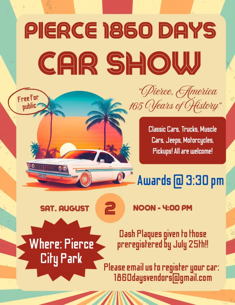 Pierce 1860 Days Car Show