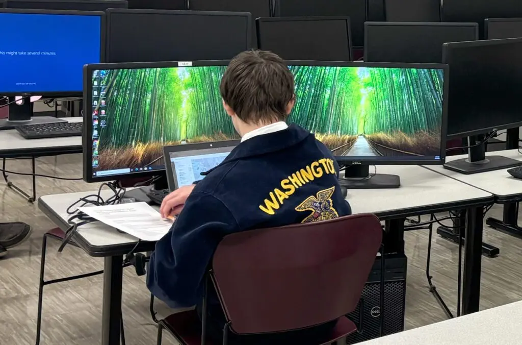 FFA members from across Washington state learned about careers in the agriculture industry and competed in career and leadership development events at the state level.