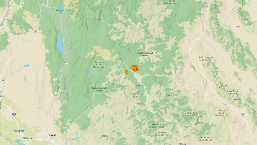 Earthquakes Near Stanley