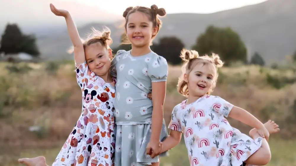 Paityn (9), Evelyn (8), and Olivia (5)