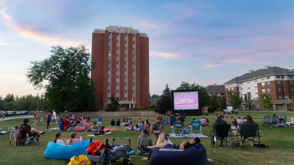 Screen on the Green event - University of Idaho Visual Productions