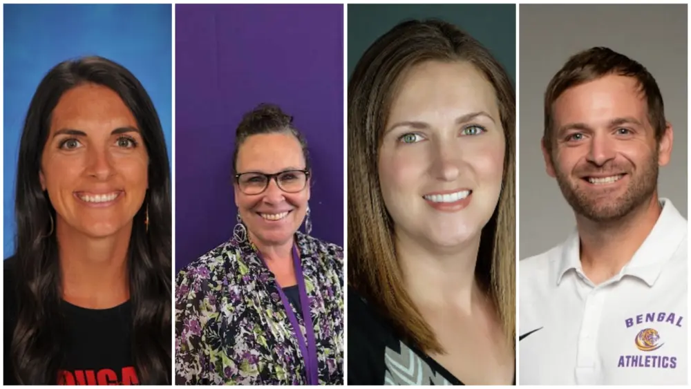 Linde Heckler as Principal of Orchards Elementary, Annette Province as Assistant Principal at LHS, Amanda Remacle as Principal of McSorley Elementary, Ryan Wessels as Assistant Principal at Lewiston High School (LHS),