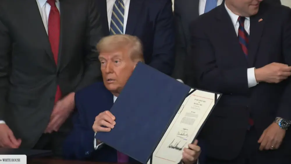 President Trump Participates in a Bill Signing Ceremony, June 12, 2025