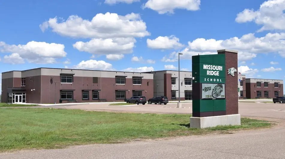 Missouri Ridge Elementary School in Williston, N.D., is among the sites that had measles exposure this spring, prompting unvaccinated students to quarantine at home. (Photo courtesy of Williston Basin School District #7)