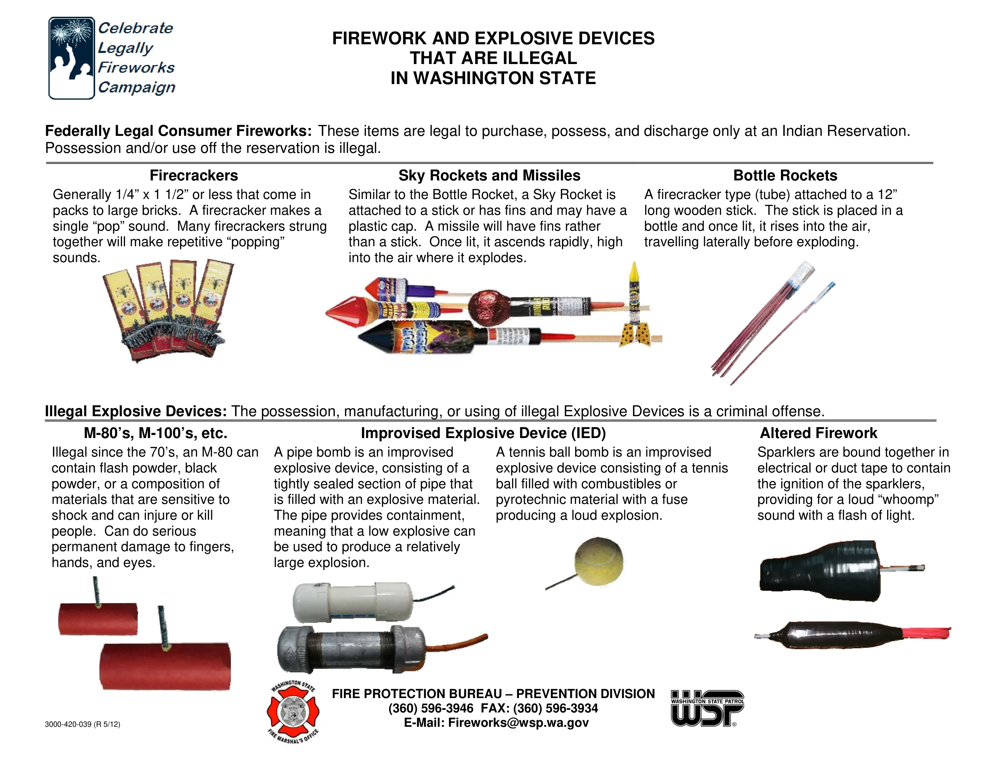 Washington Fireworks Laws