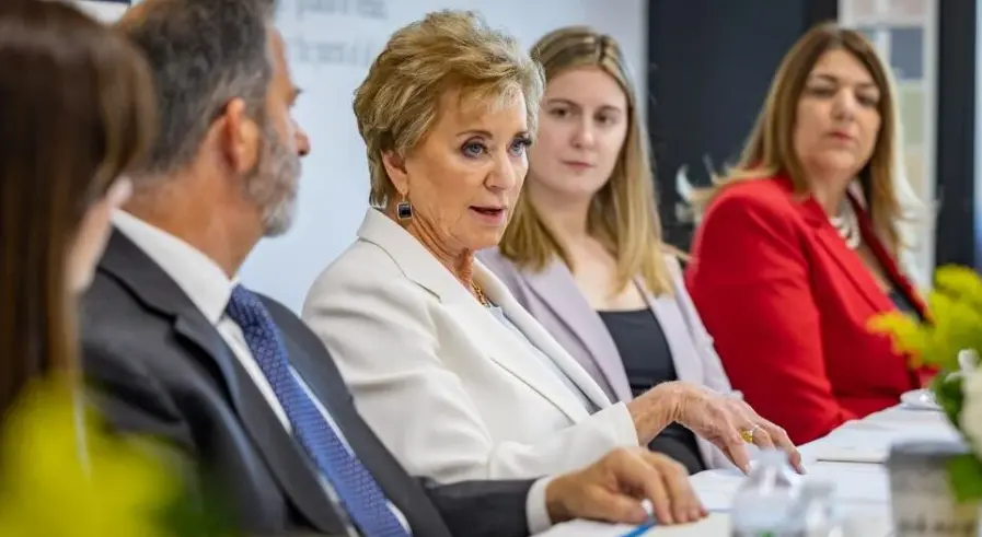 Secretary of Education Linda McMahon speaks at True North Classical Academy on March 18, 2025. Courtesy: U.S. Department of Education flickr
