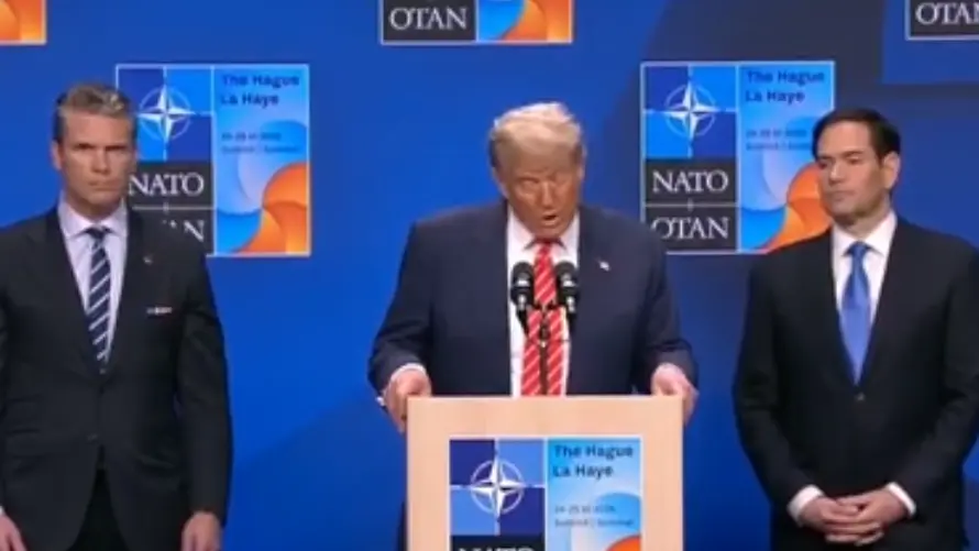 President Trump Participates in a Press Conference at NATO 6/25/25