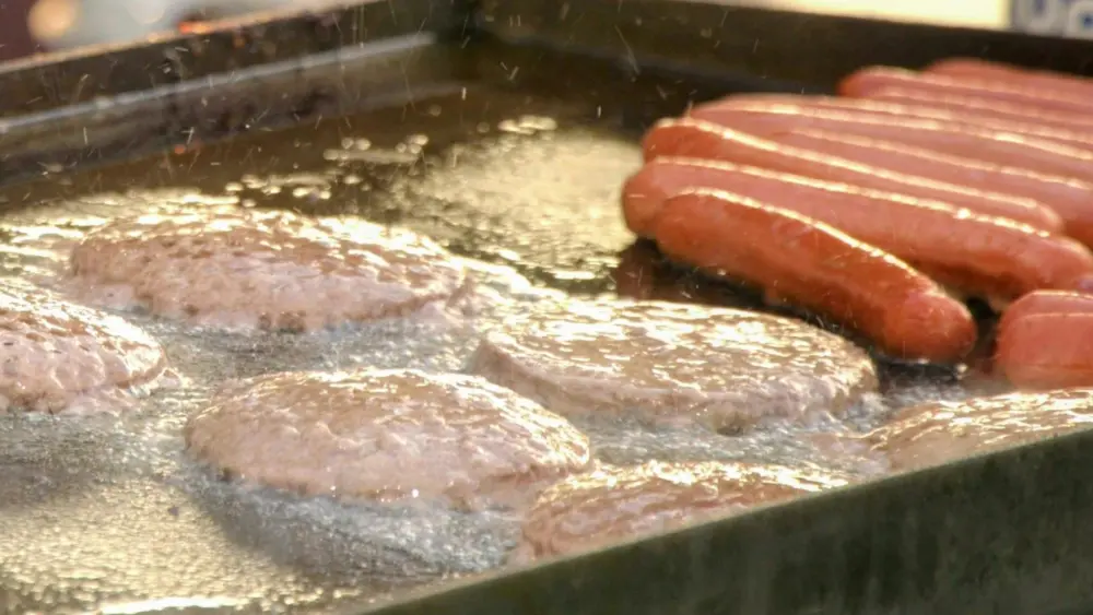 BBQ Grill Burgers, Hot Dogs