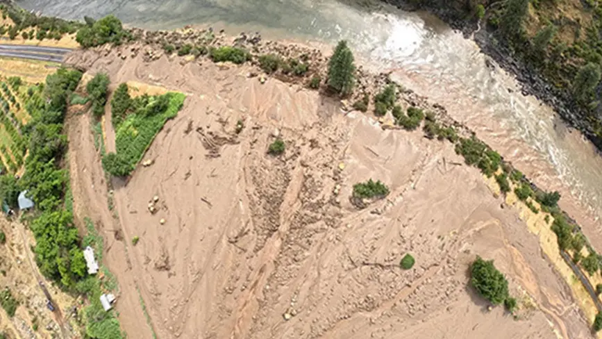 US 95 July 4 Mudslide