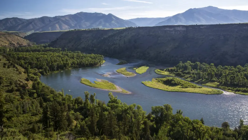 The South Fork of the Snake River runs for more than 60 miles across southeastern Idaho. (Courtesy of the Bureau of Land Management)