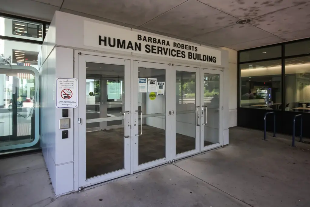 The Oregon Department of Human Services is in Salem. (Michael Romanos/Oregon Capital Chronicle)