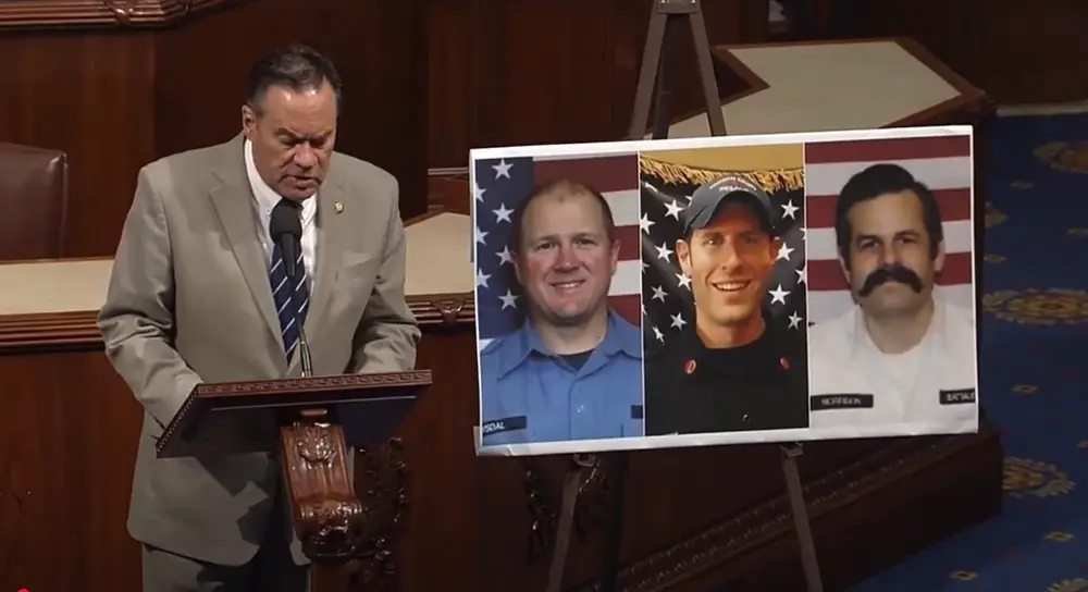 Fulcher Honors Fallen Idaho Firefighters on House Floor
