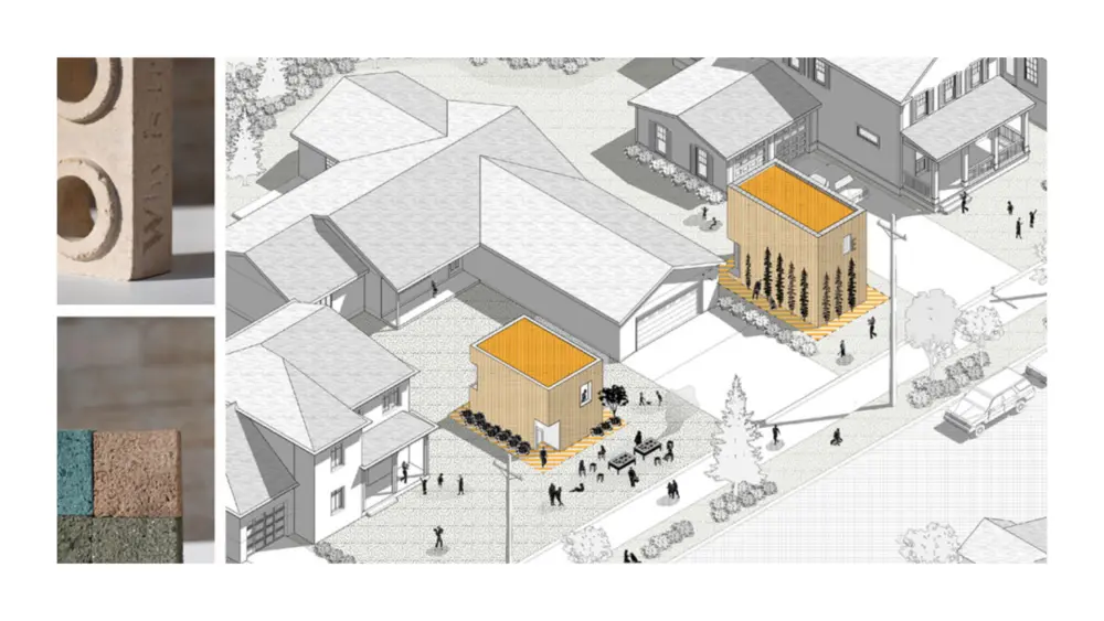 WSU researchers estimate that about 800 tiny homes per year could be built from drywall waste in the Seattle area.