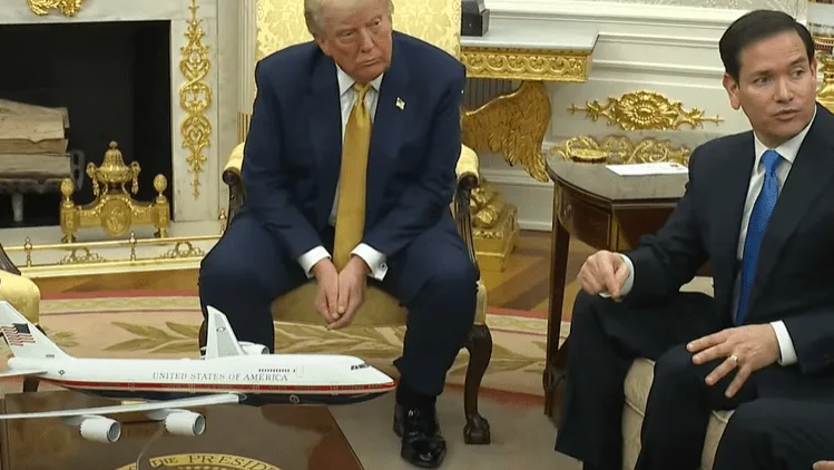 President Trump Participates in a Bilateral Meeting with the Crown Prince and PM of Bahrain