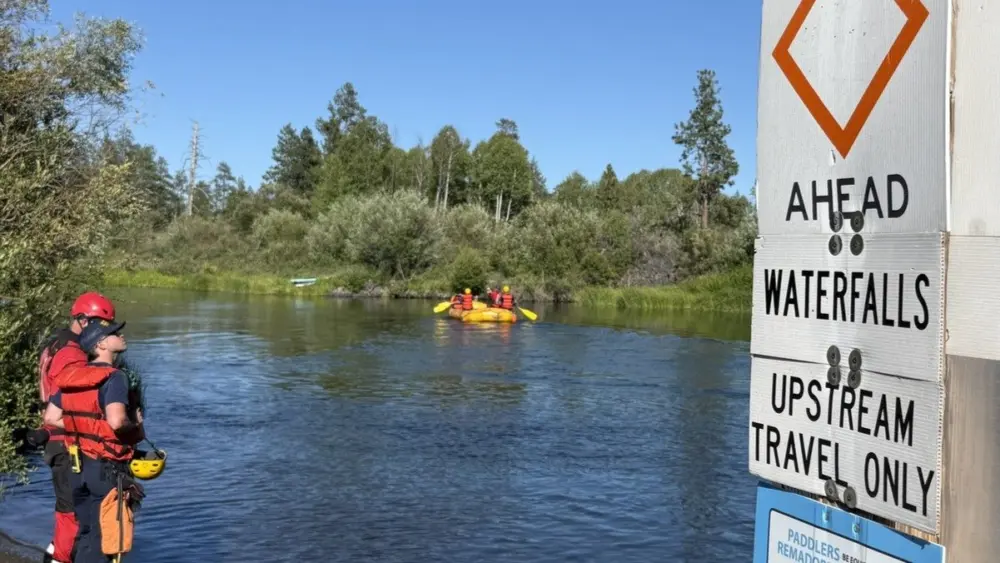 Search and Rescue Efforts Continue at Dillon Falls West of Bend