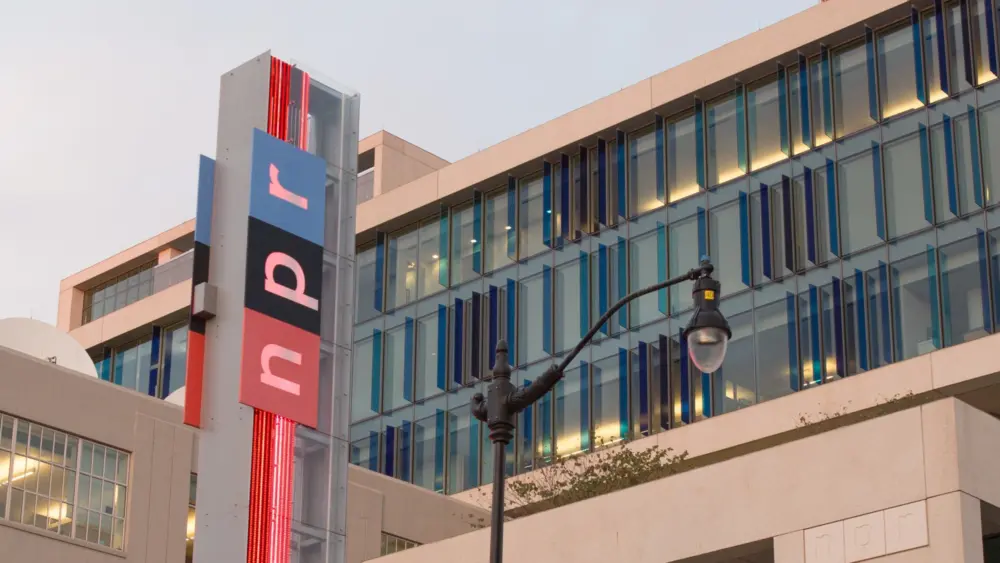 NPR headquarters in Washington, D.C., on November 8, 2018. (photo by Allison Shelley for NPR)