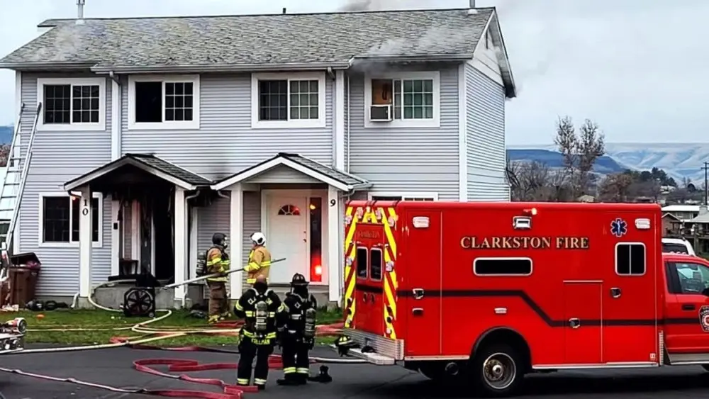 City of Clarkston Fire Department responding to a December 2024 incident.