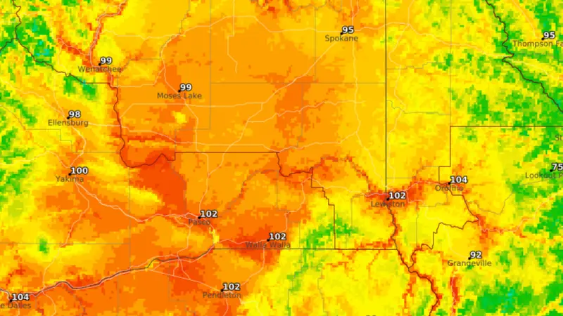 Forecast High Temps 8-11-25