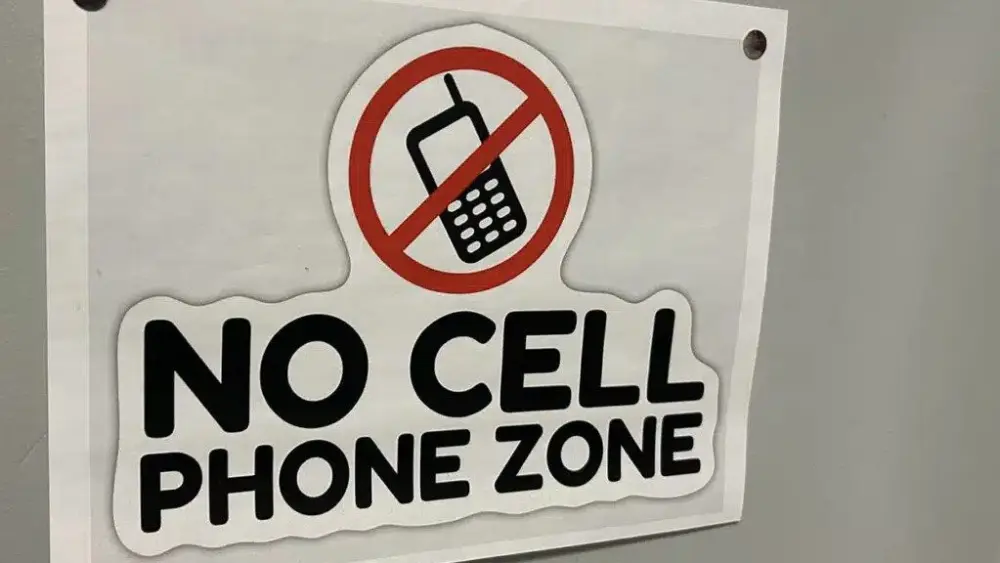 Peninsula School District cracked down on student cell phone use at the beginning of the 2023-24 school year. (Photo courtesy of Peninsula School District)