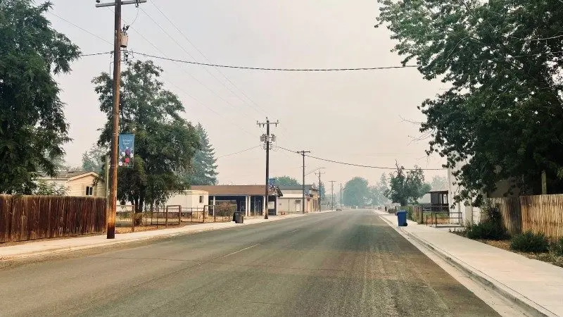 Hazy Skies in Lapwai Idaho during Gwen Fire - Victoria Johnson 2024 Dailyfly News