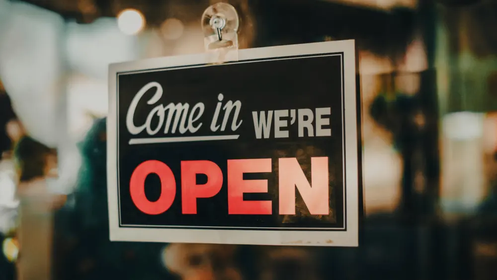 Open Sign