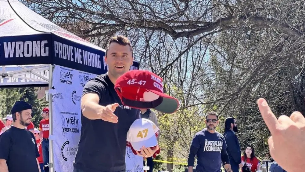 Charlie Kirk in Pullman