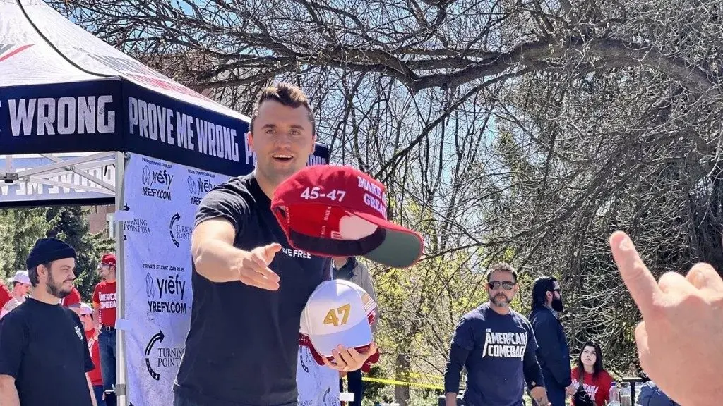 Charlie Kirk in Pullman