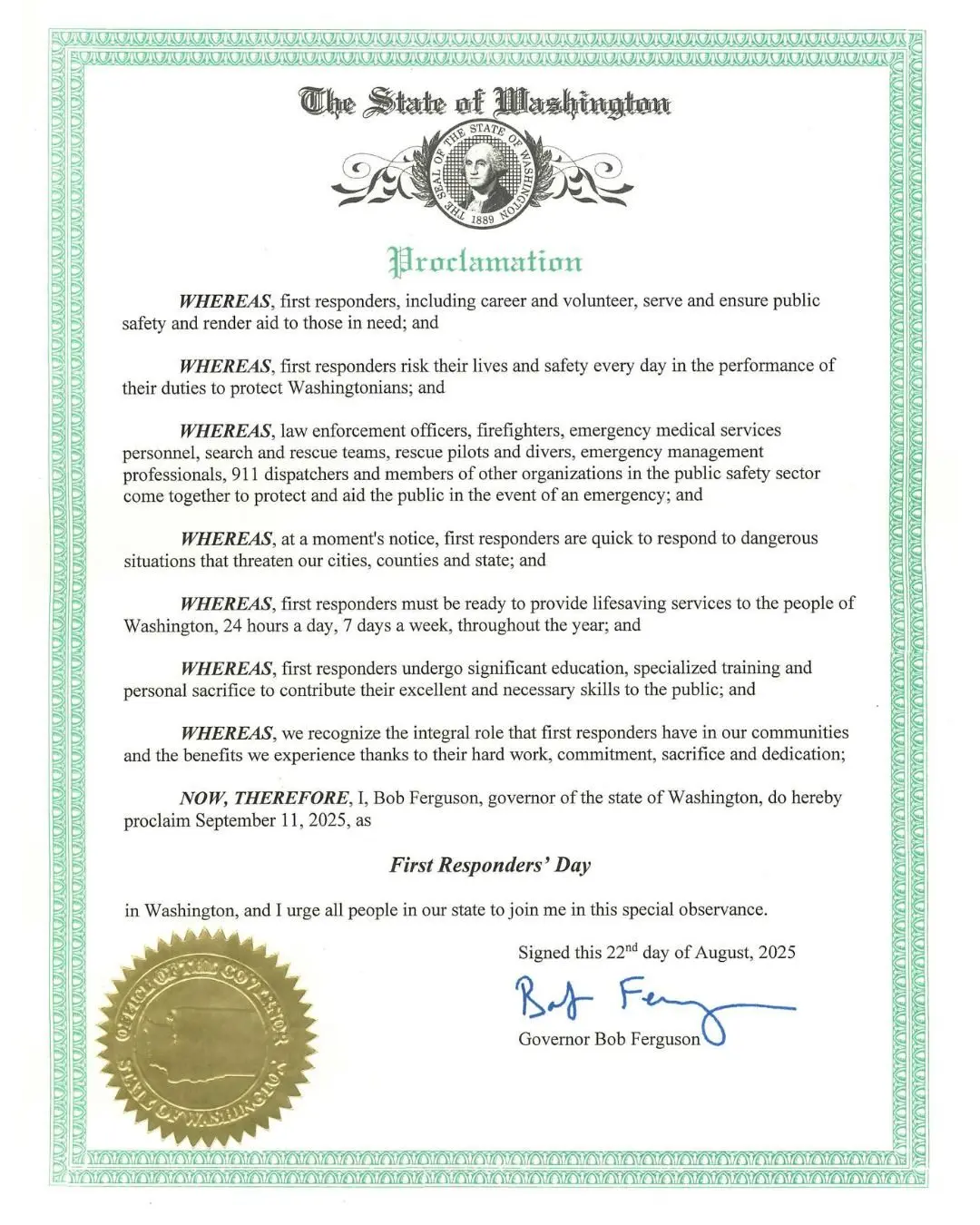 Photo Credit: Office of Governor Bob Ferguson