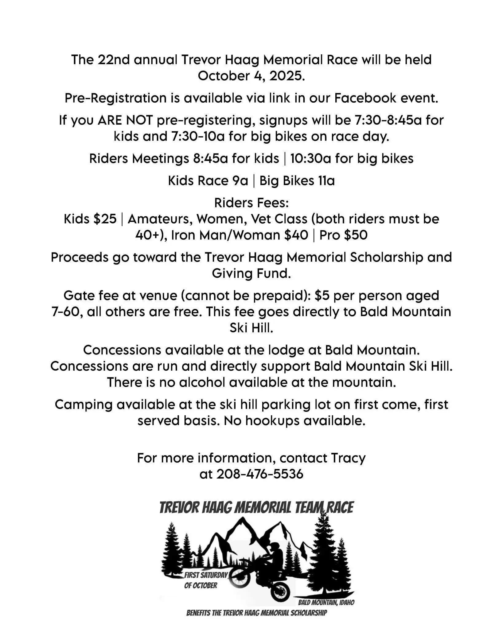 Trevor Haag Memorial Race