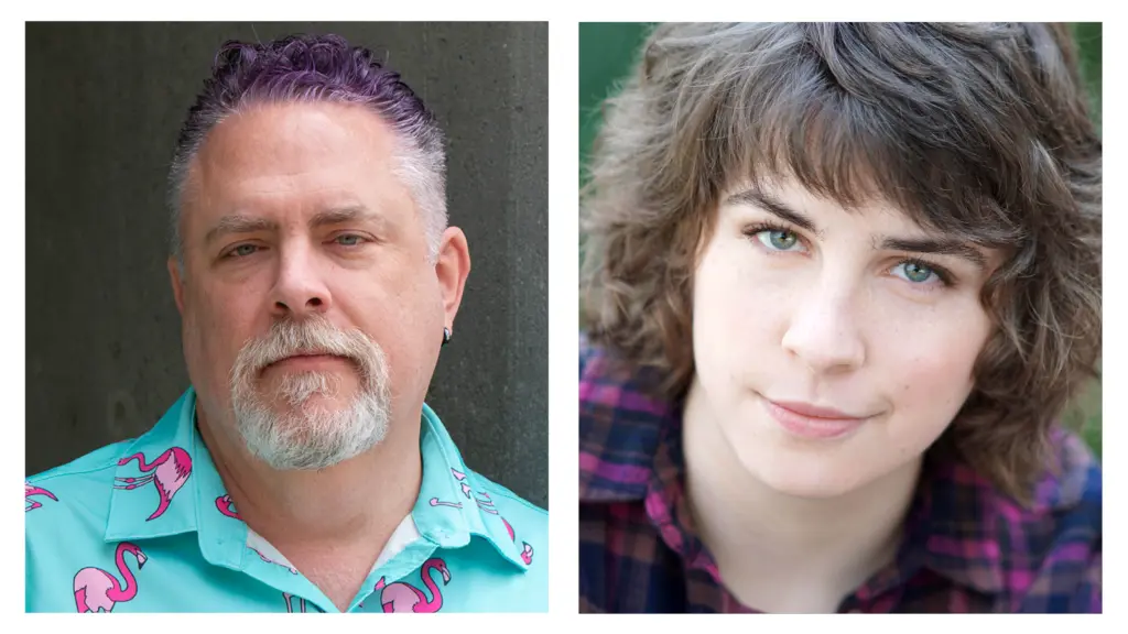 Playwrights d.s.Levy, left, and Abigail Thomson are featured in the University of Idaho’s First Bite New Play Series. Photo credit: University of Idaho Theatre Arts Department