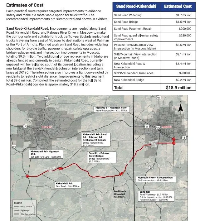 Possible Truck Route South Of Pullman - Evan Ellis Pullman Radio News
