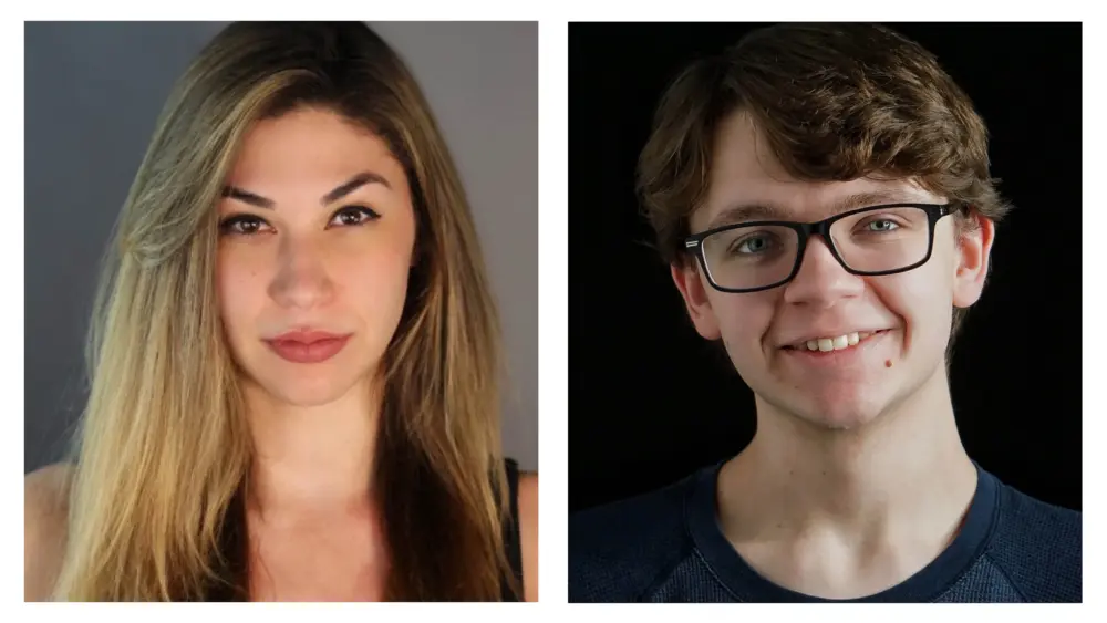 Photo Credit: University of Idaho Theatre Arts — Ari Keever, left, and Jacob McGaughey.