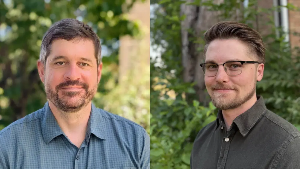 Photo: Ryan Tarver (left) and Austin Shannon. Courtesy of University of Idaho.