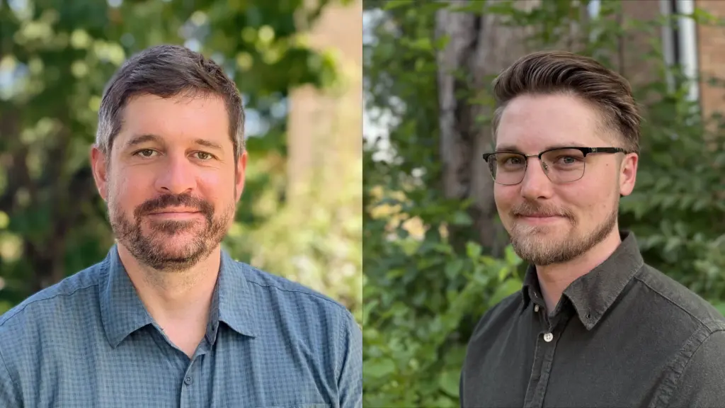 Photo: Ryan Tarver (left) and Austin Shannon. Courtesy of University of Idaho.