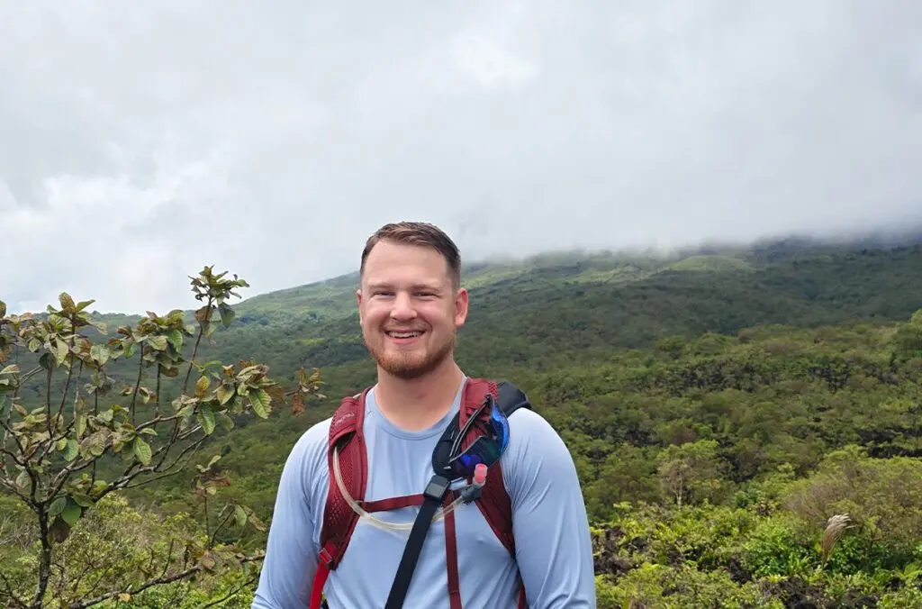 John Balke poses for a picture in Costa Rica.