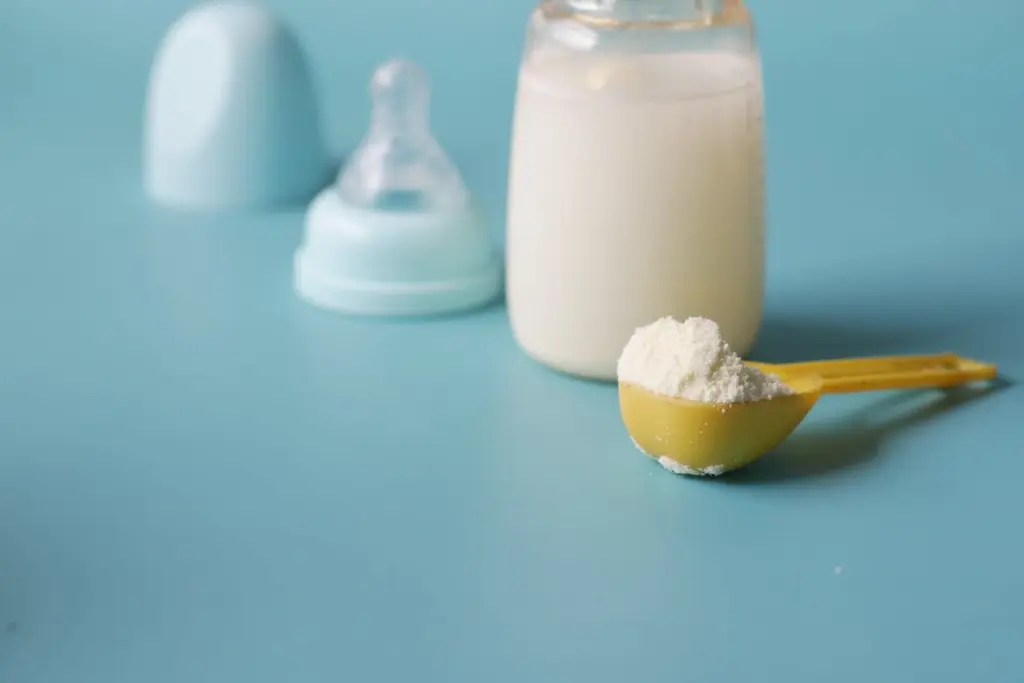 Photo by Towfiqu barbhuiya: https://www.pexels.com/photo/a-close-up-shot-of-a-scooped-formula-milk-powder-11501481/