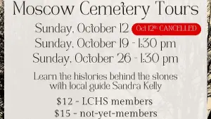 Latah County Cemetery Tours