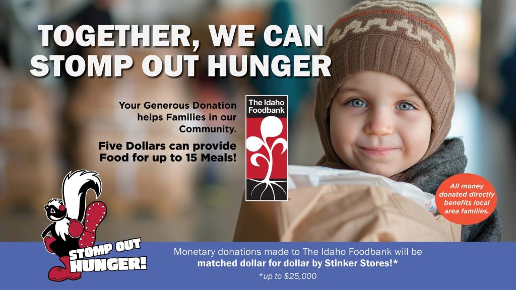 Standby Stinker Stinker Stores Launch Statewide 'Stomp Out Hunger' Campaign to Support ...