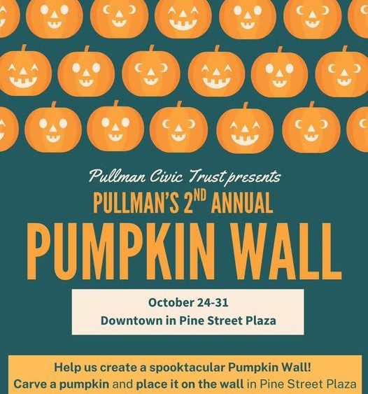 Pullman Civic Trust - Pumpkin Wall- Facebook Image
