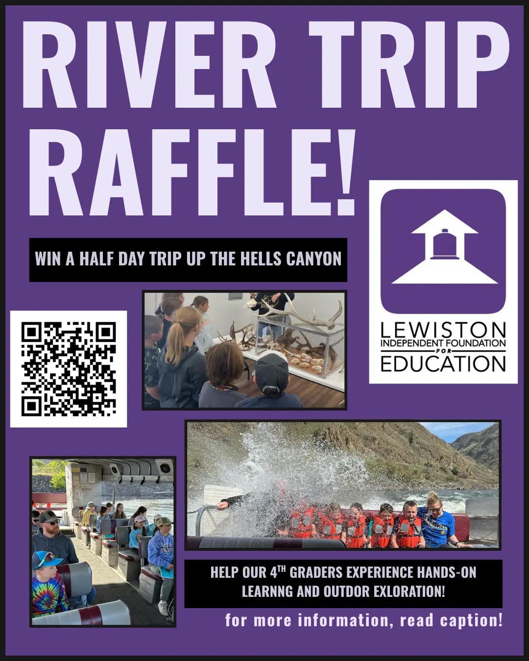 Photo credit: Snake River Adventures / Lewiston Independent Foundation for Education (L.I.F.E.)