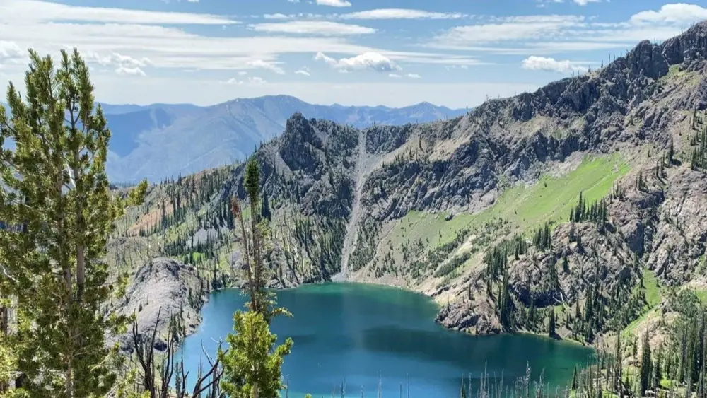 The Frank Church-River of No Return is a wilderness of steep, rugged mountains, deep canyons and wild, whitewater rivers. Pictured here is Buck Lake on July 25, 2020. (Courtesy of the U.S. Forest Service)
