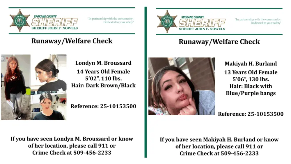 Photo Credit: Spokane County Sheriff’s Office / Facebook