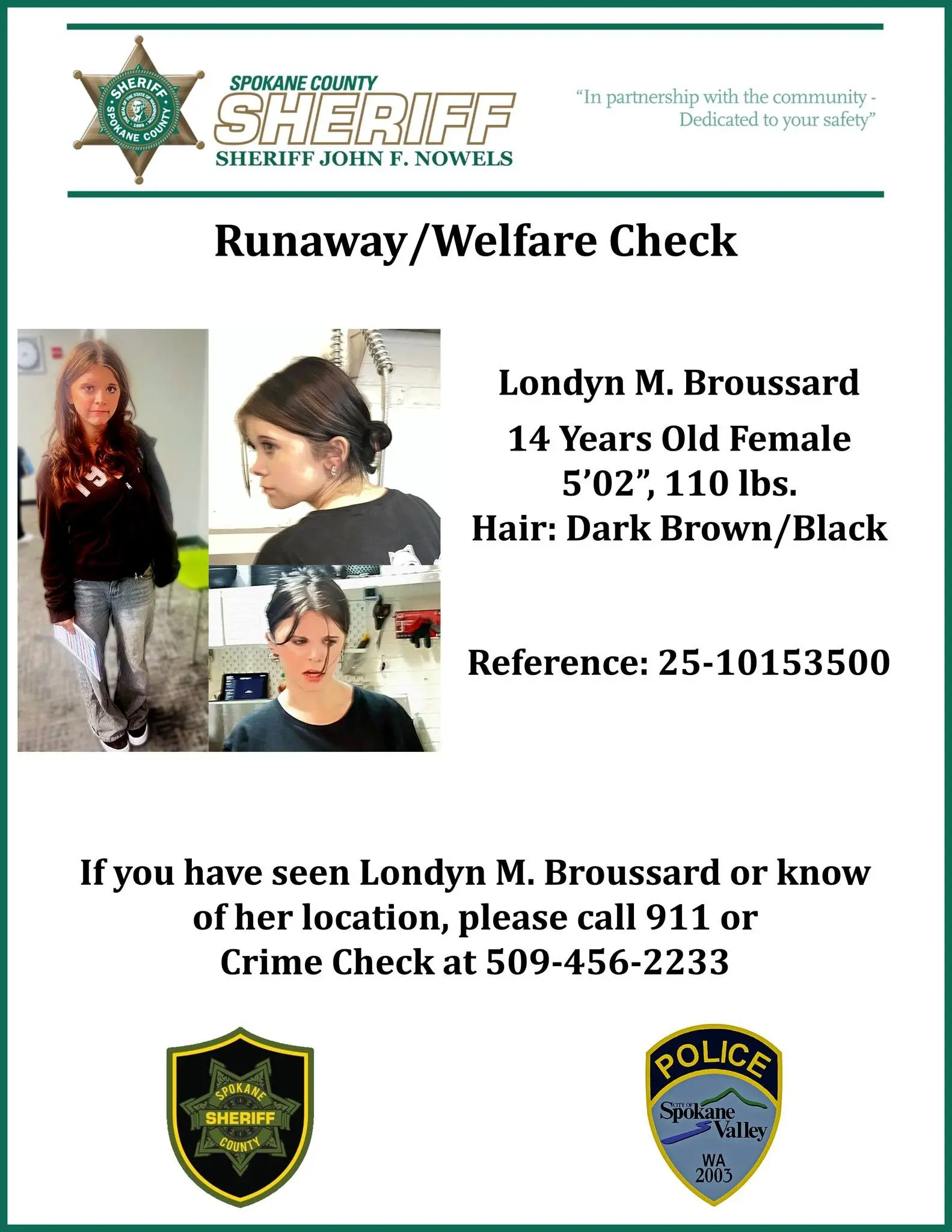 Photo Credit: Spokane County Sheriff’s Office / Facebook