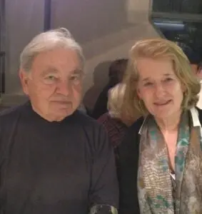 Heidi Charleson, right, and her late husband, Lou Woodworth (photo courtesy of WSU Foundation).